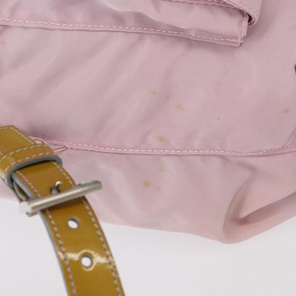 PRADA Backpack Nylon Pink Silver Auth 153366 main image 11